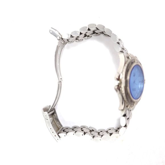 Fossil Blue Stainless Steel Diver Watch AM-3279 100 Meters/300 Ft New Battery - Picture 13 of 16